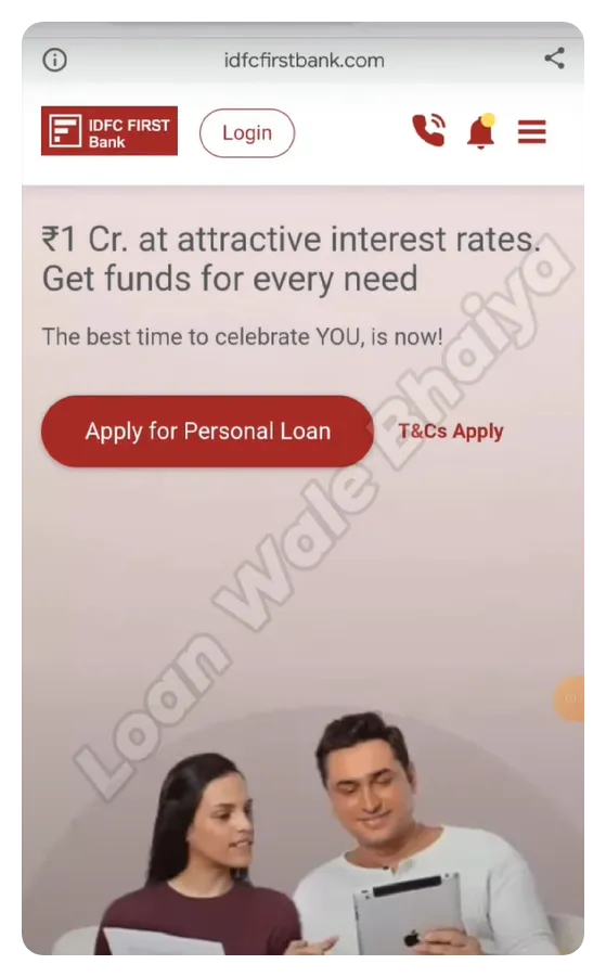 IDFC Bank Se Personal Loan Kaise Le